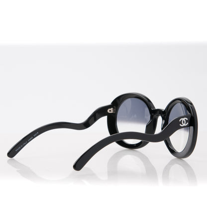 Chanel Acetate CC Mod Sunglasses S5018 Black 4 of 8