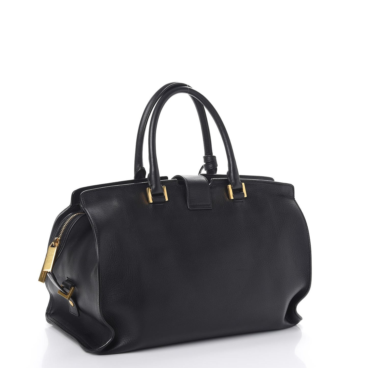 Calfskin Medium Classic Y Cabas Black