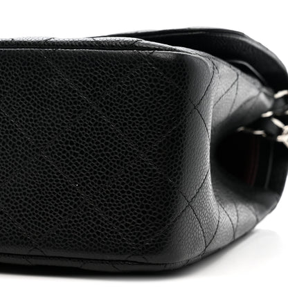 Chanel Caviar Quilted Jumbo Double Flap Black 11 of 11