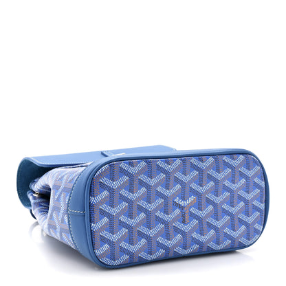 Goyard Goyardine Calfskin Mini Alpin Backpack Sky Blue 4 of 10
