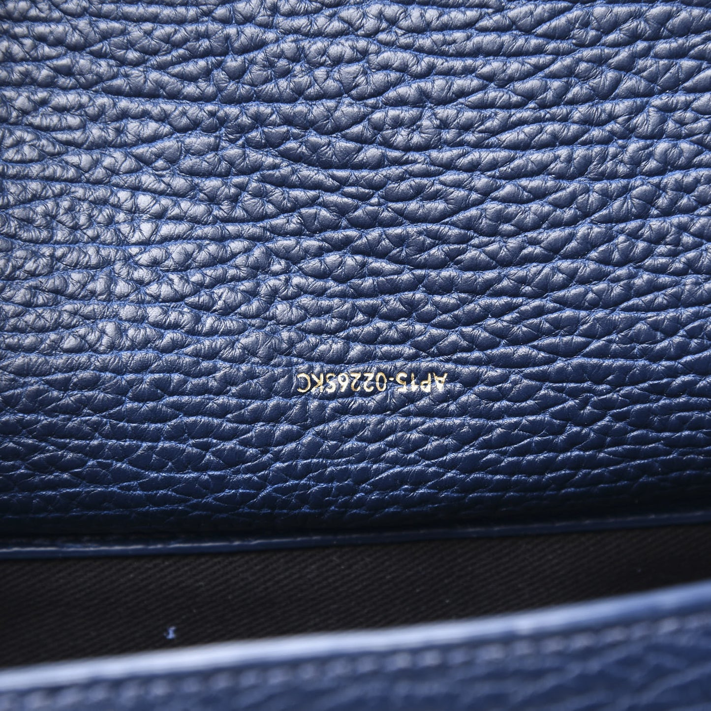 3.1 Textured Calfskin Mini Pashli Satchel Lapis Black