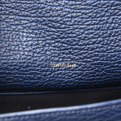 3.1 Phillip Lim 3.1 Textured Calfskin Mini Pashli Satchel Lapis Black 6 of 11