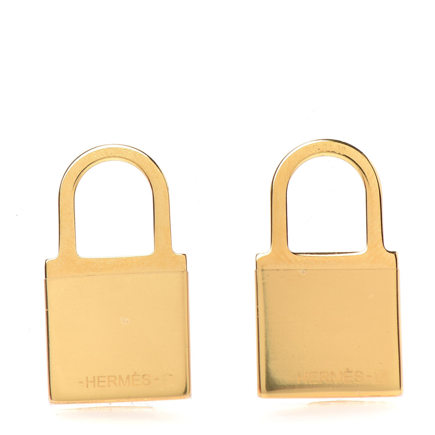 Hermes Swift O'Kelly Earrings Red 6 of 7