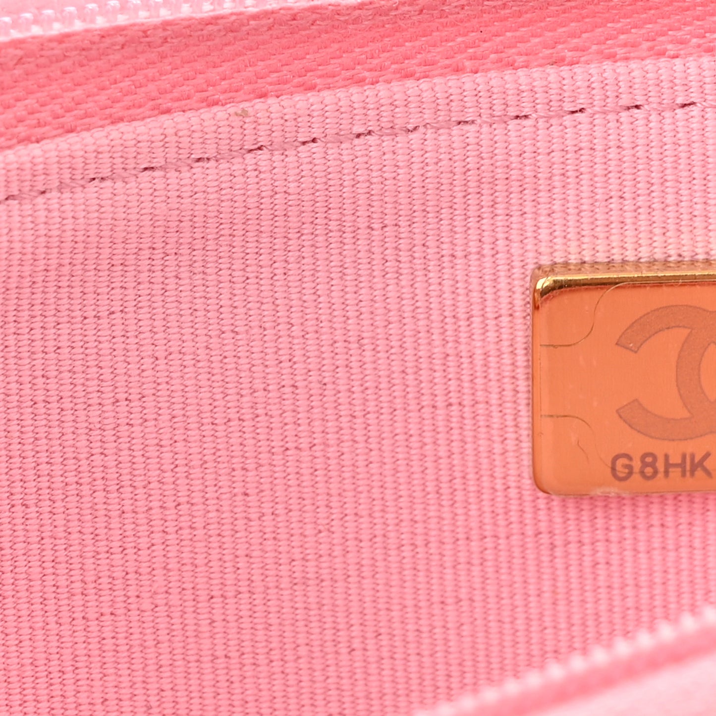 Caviar Quilted Chain CC Wallet On Chain WOC Pink