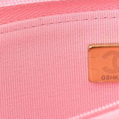 Chanel Caviar Quilted Chain CC Wallet On Chain WOC Pink 8 of 12