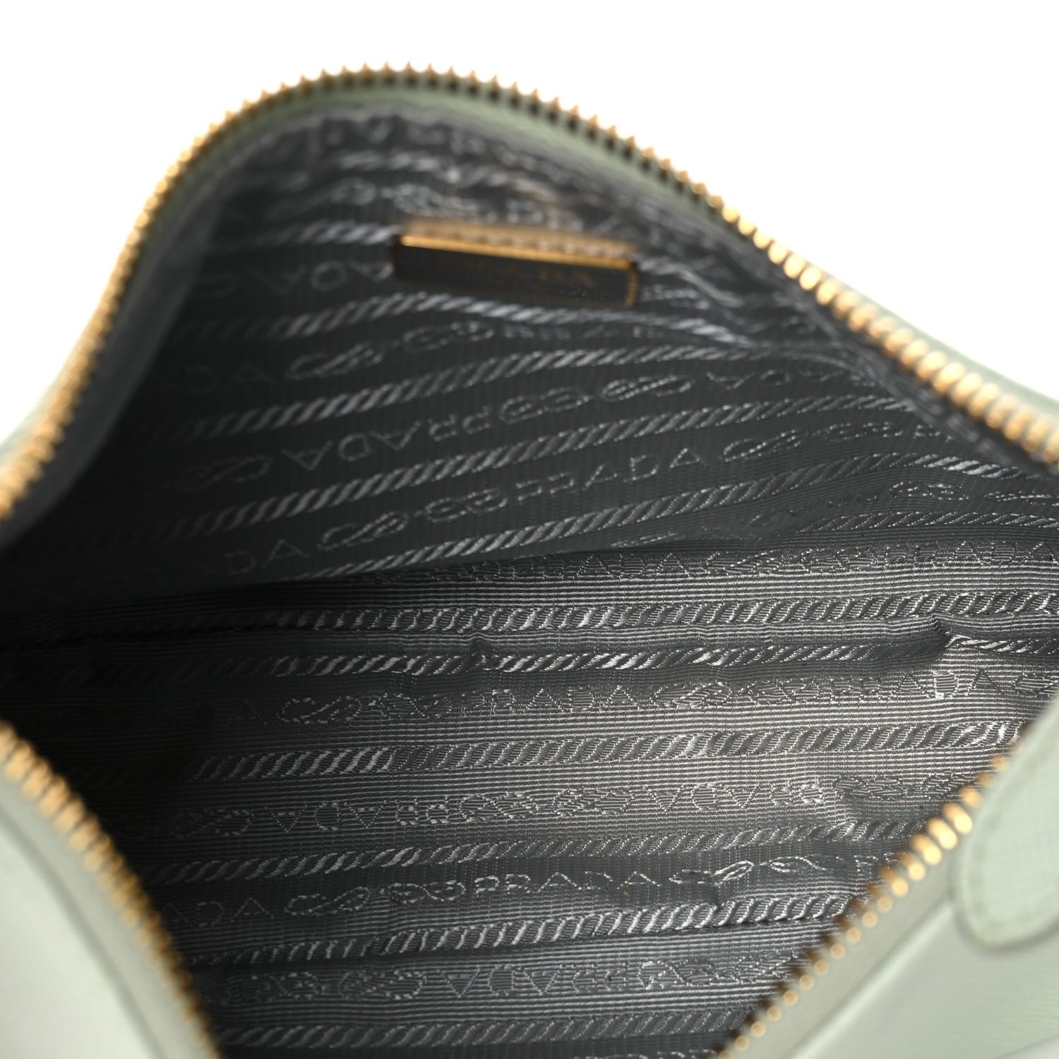 Prada Saffiano Lux Re-Edition 2005 Shoulder Bag Acqua 5 of 10