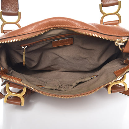 Chloe Calfskin Medium Marcie Satchel Tan 6 of 11