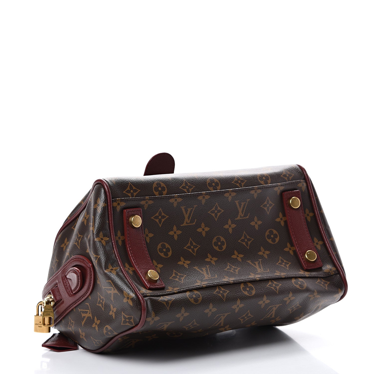 Louis Vuitton Monogram Golden Arrow Speedy Burgundy 3 of 17