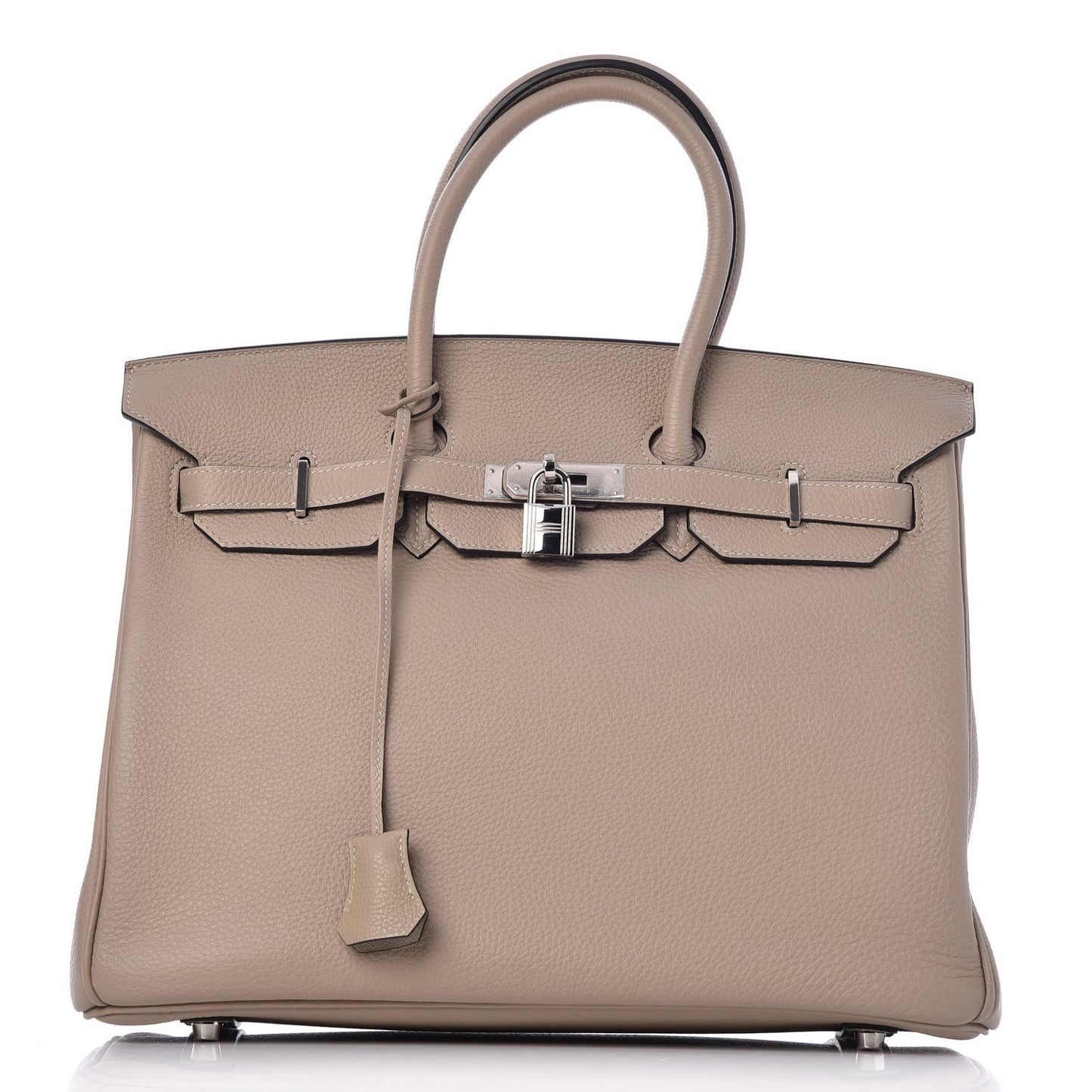 Taurillon Clemence Birkin 35 Gris Tourterelle