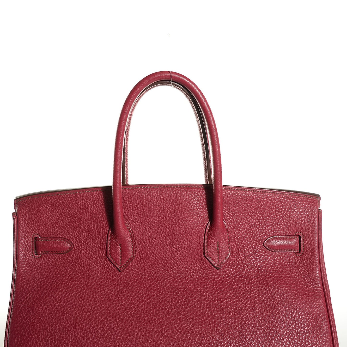 Togo Eclat Horseshoe Birkin 35 Rubis Vert Veronese
