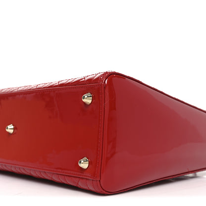 Christian Dior Patent Cannage Large Lady Dior Red 10 of 10