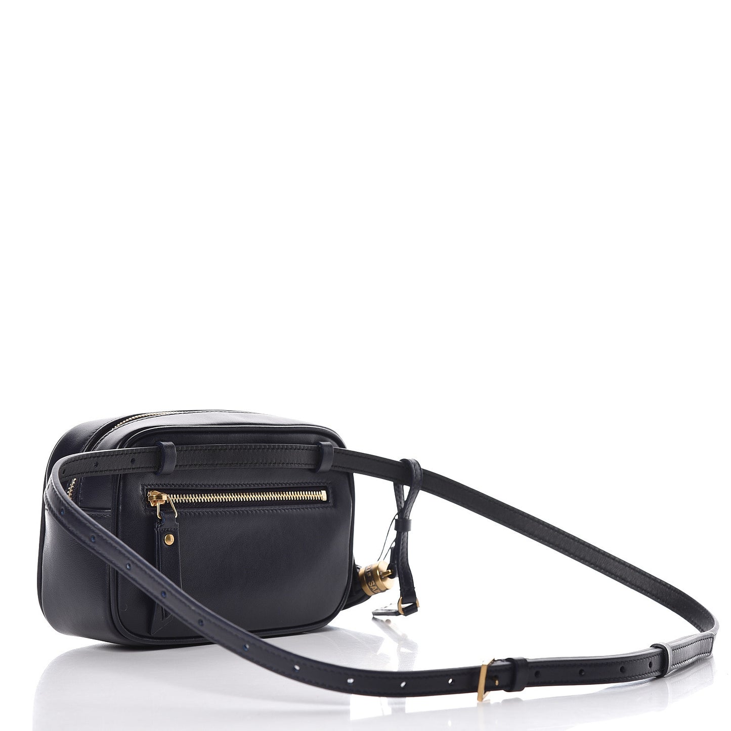 Calfskin Matelasse Monogram Lou Belt Bag Navy