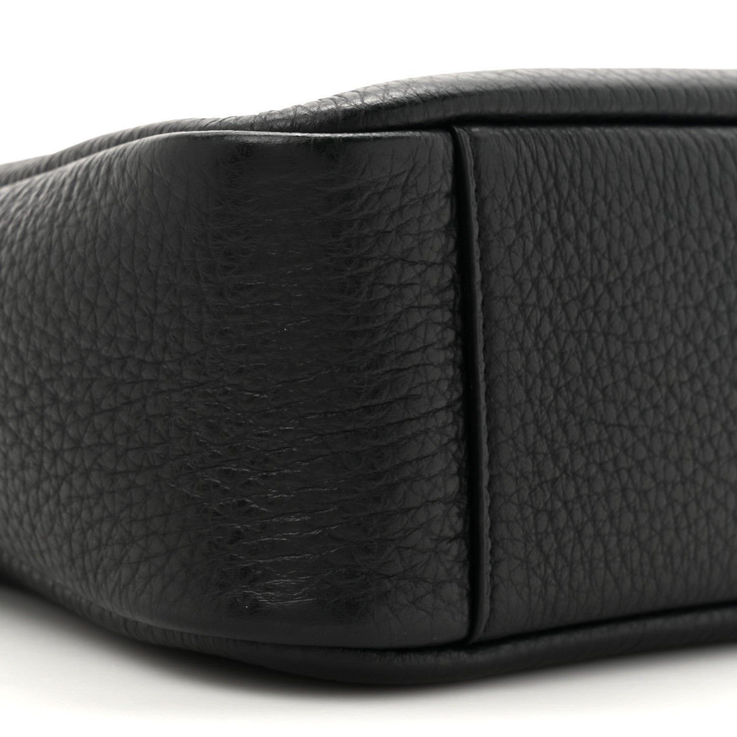 Saint Laurent Smooth Calfskin Baby Le 5 A 7 Soft Hobo Black 11 of 11