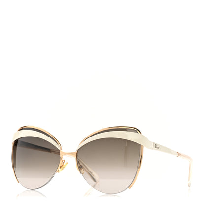 Christian Dior Eyes1 Sunglasses White Gold 1 of 8