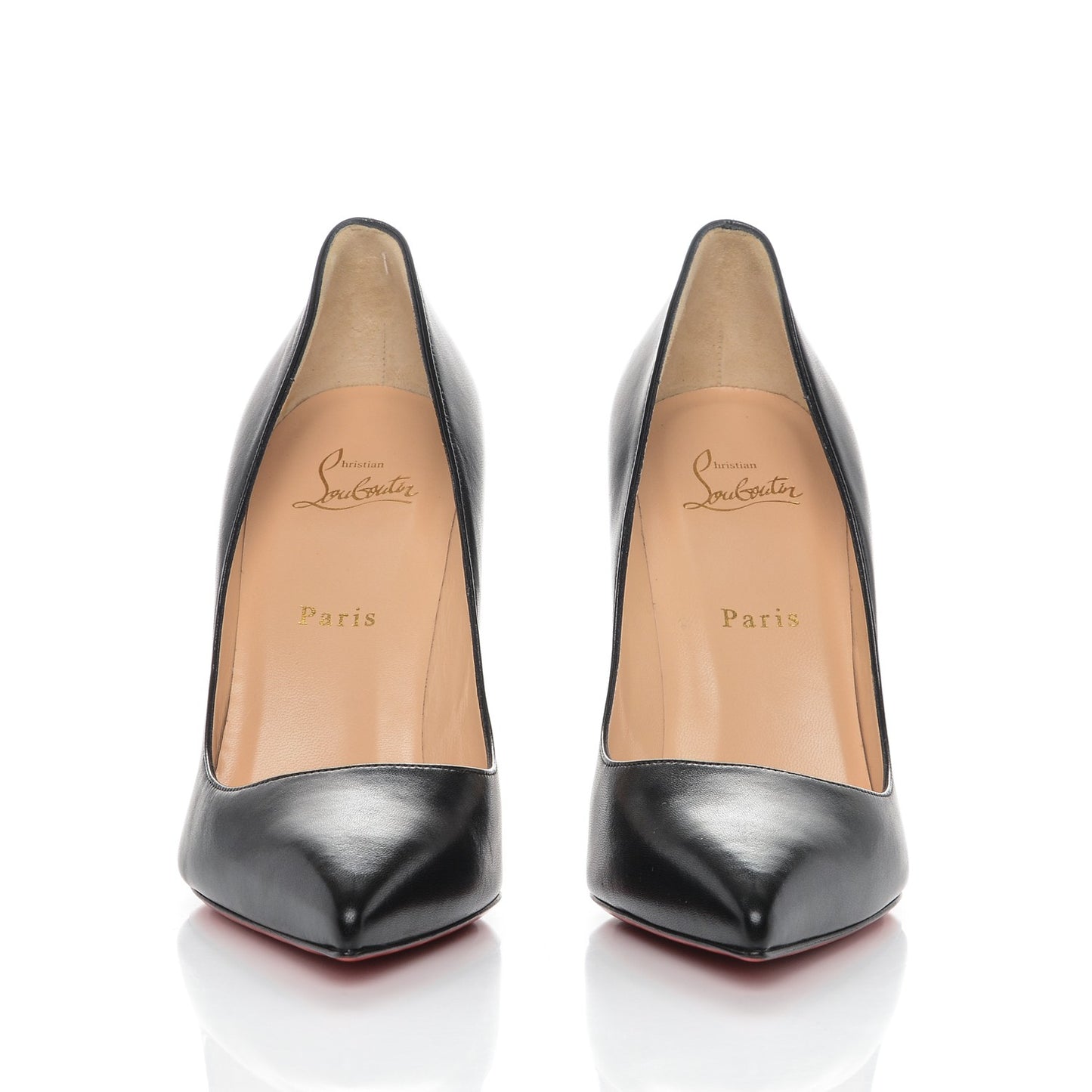 Shiny Nappa Pigalle 100 Pumps 39.5 Black