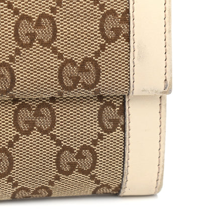 Gucci Monogram Continental Flap Wallet Off White 15 of 17