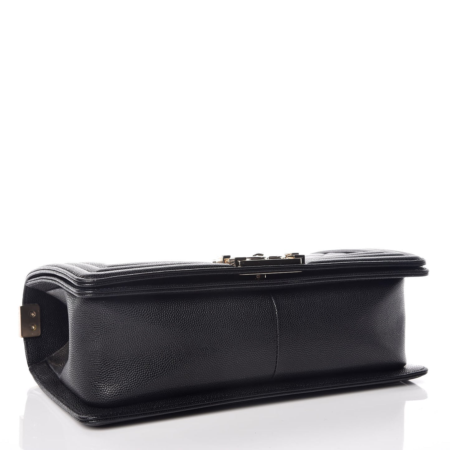 Caviar Quilted Medium Boy Flap Black