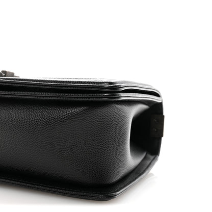 Chanel Caviar Quilted Medium Boy Flap Black 10 of 11