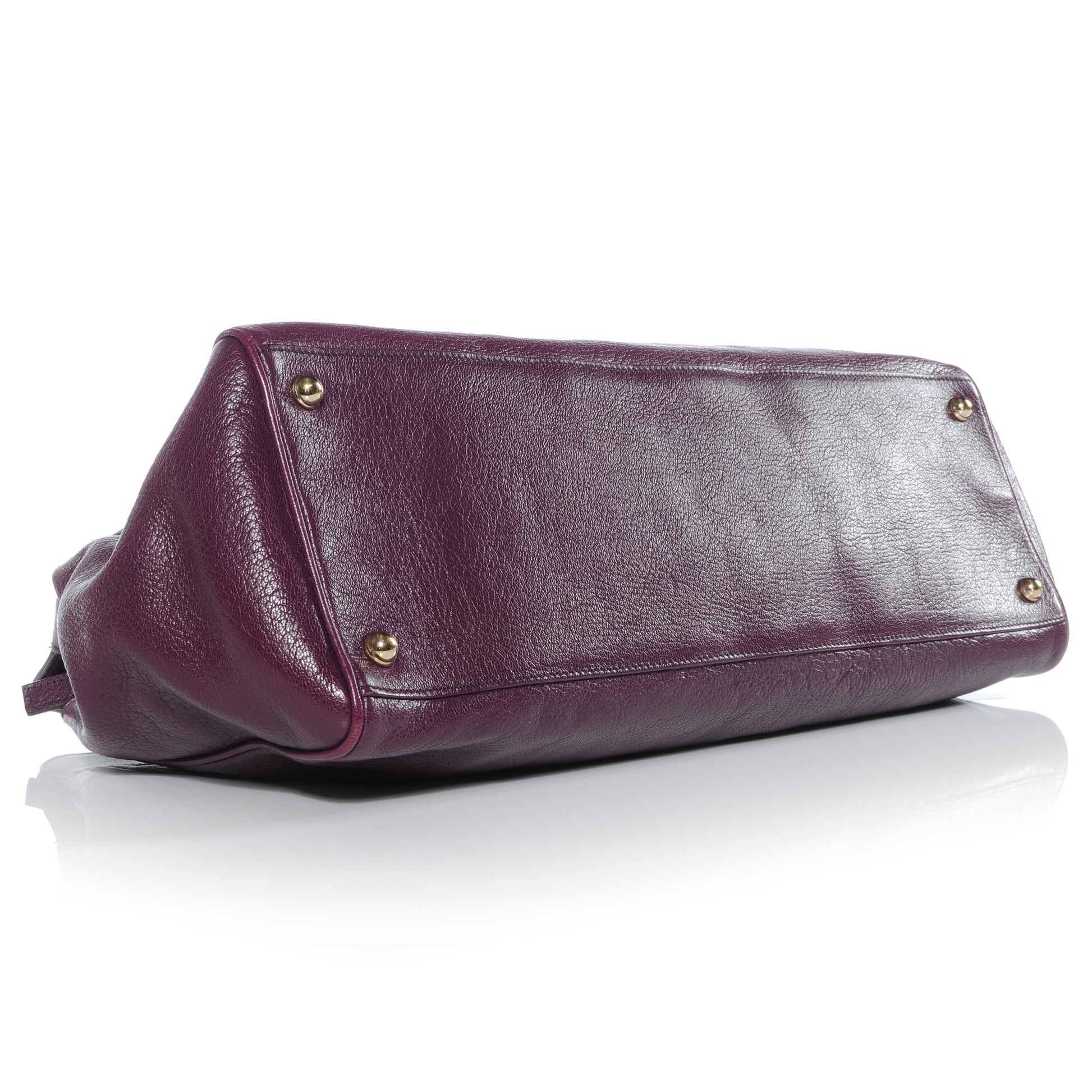 Gucci Leather Blondie Satchel Purple 5 of 8