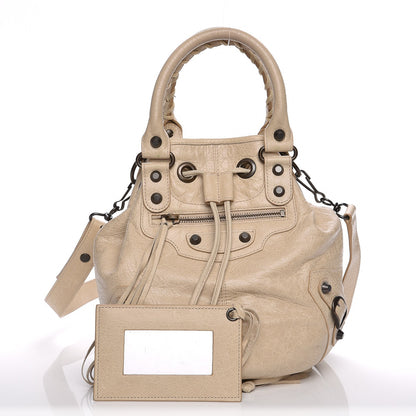Balenciaga Agneau Classic Hardware Mini Pompon Praline 1 of 7