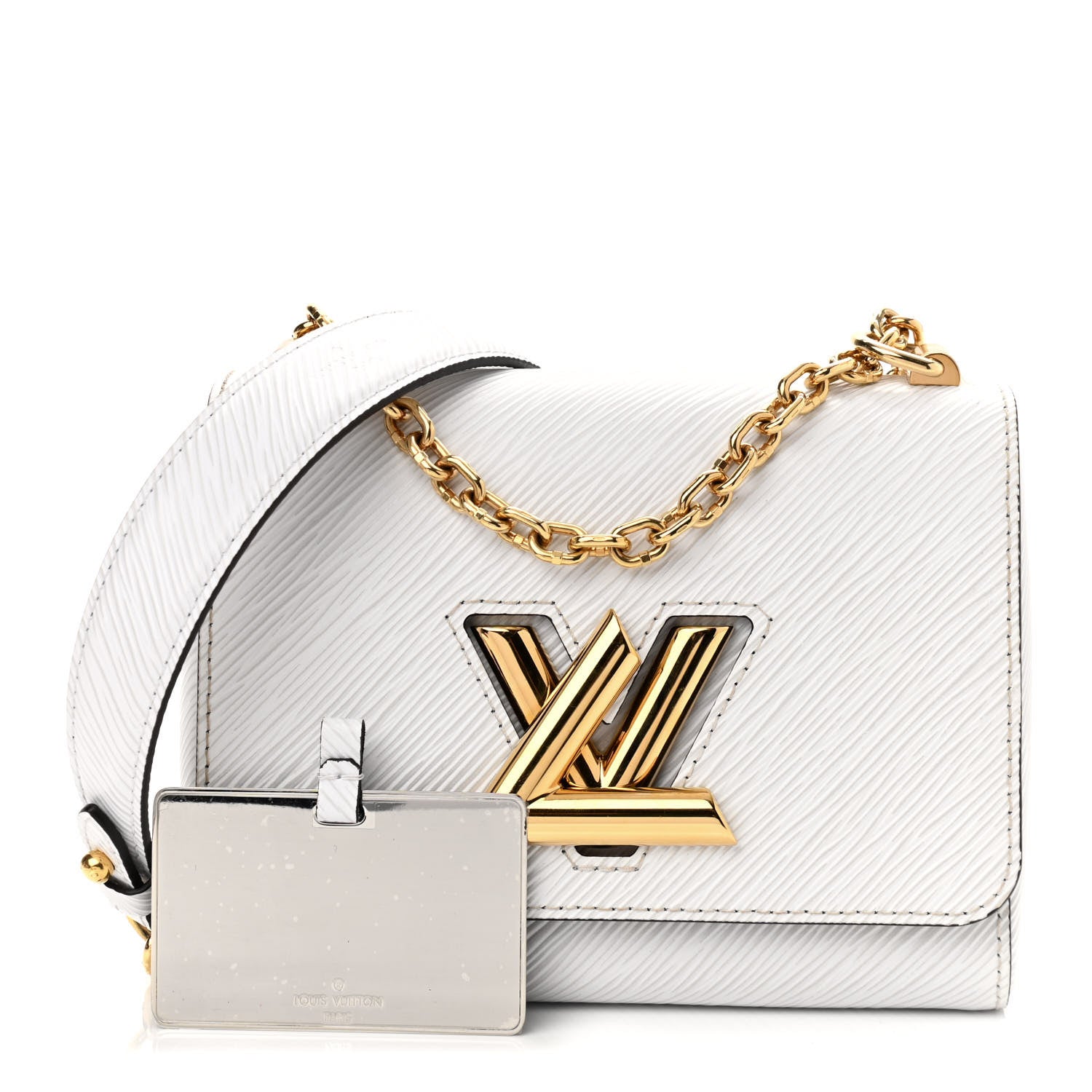 Louis Vuitton Epi Twist Shoulder Bag PM White 1 of 10