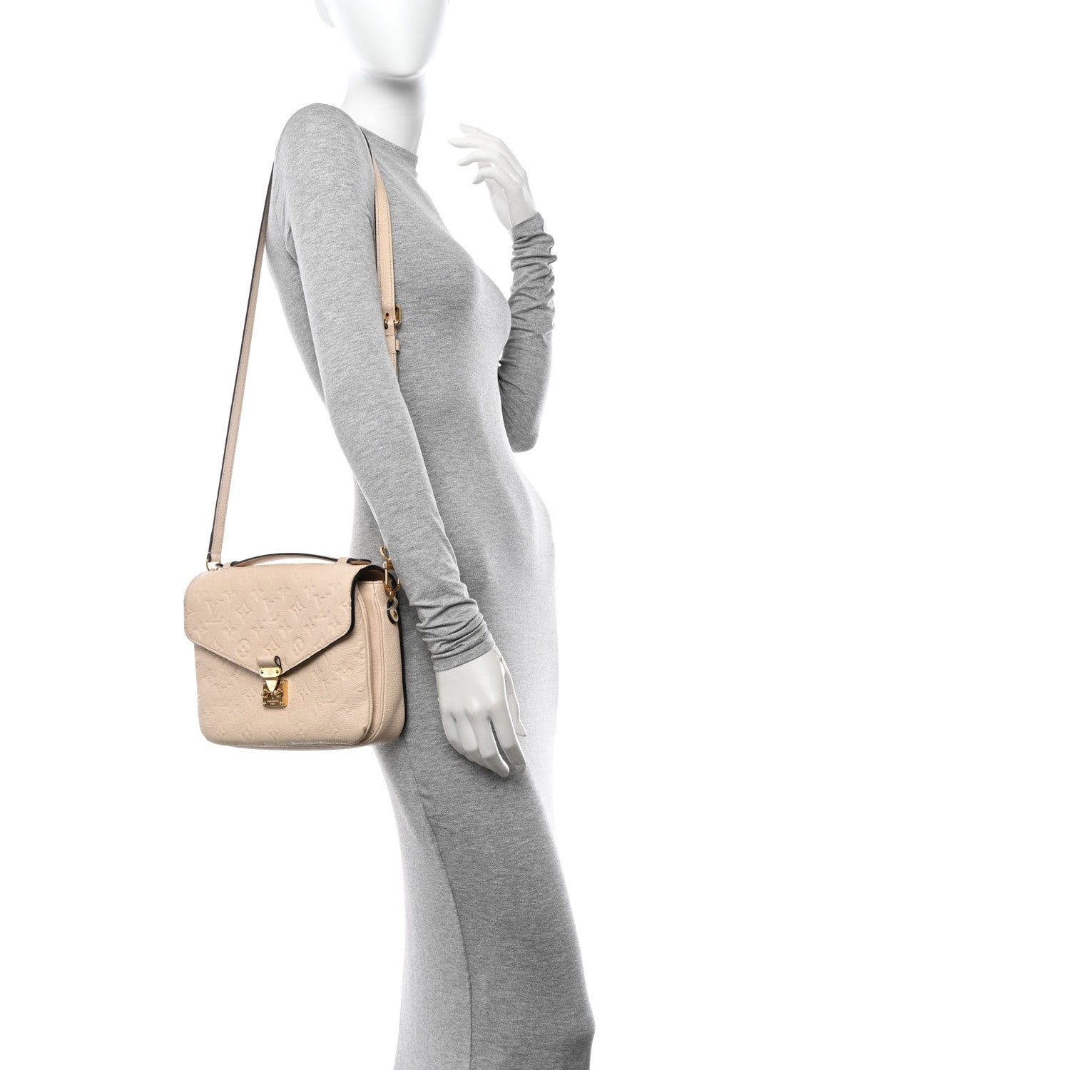 Louis Vuitton Empreinte Pochette Metis Creme 3 of 10