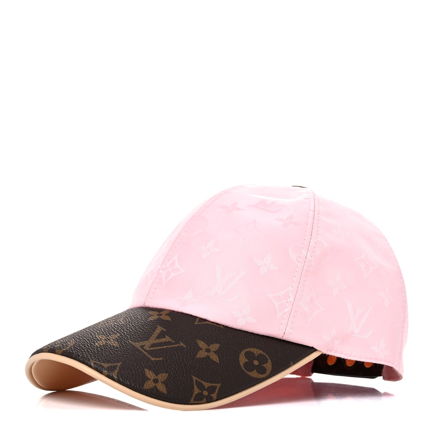 Polyester Silk Monogram LV Get Ready Cap M Pink