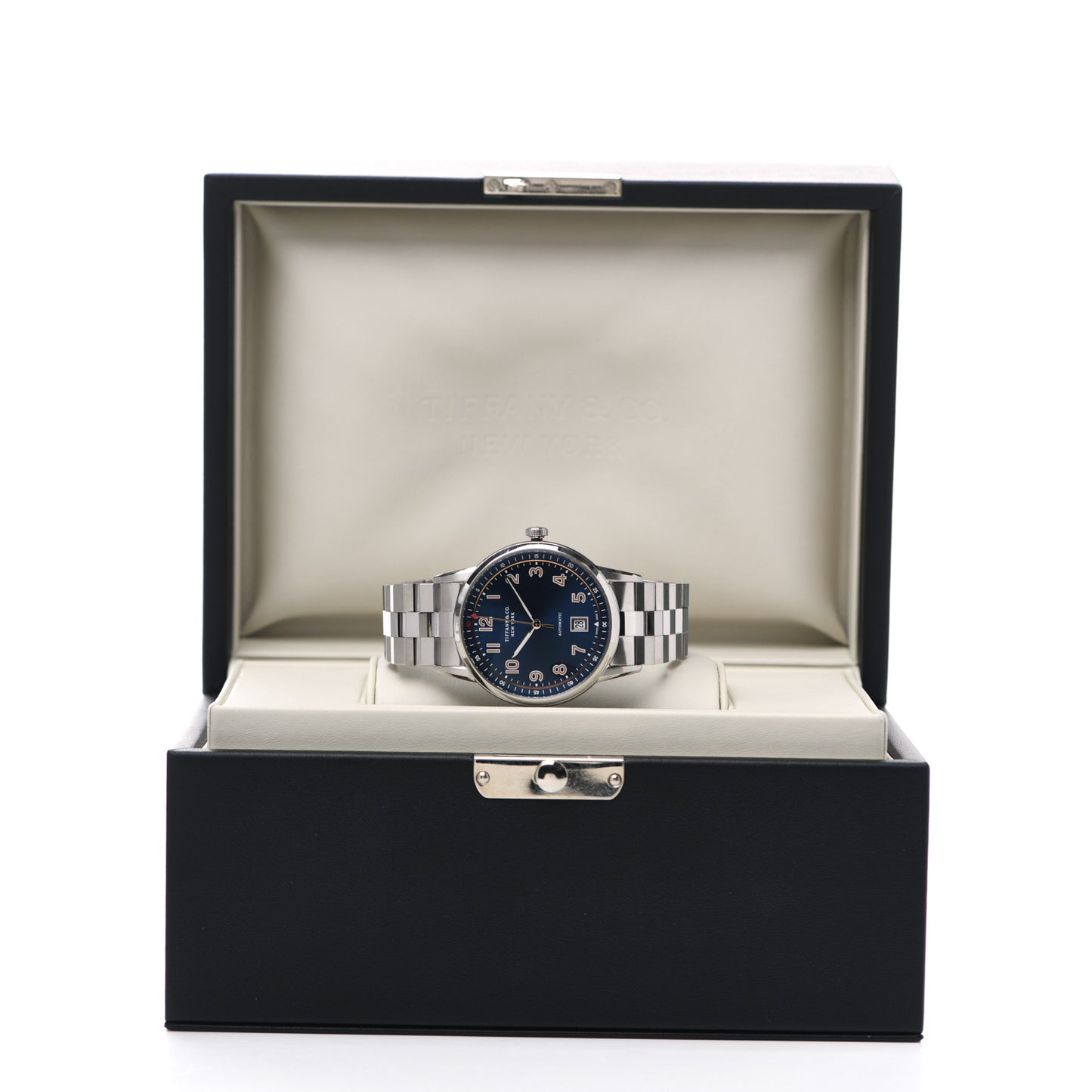 Stainless Steel 40mm CT60 3-Hand Automatic Watch Blue