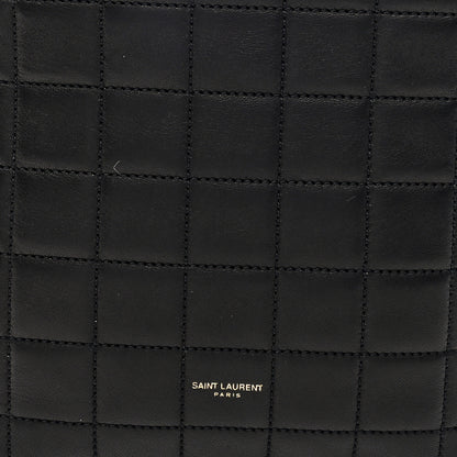 Saint Laurent Lambskin Carre Quilted Mini Shopping Bag Black 7 of 9