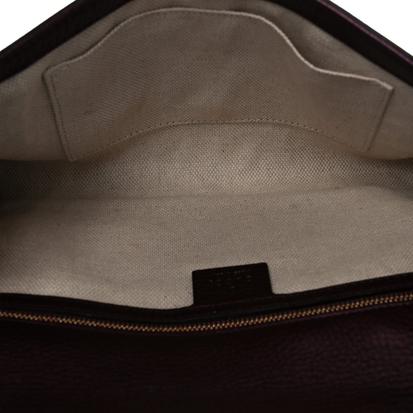 Metallic Cellarius Calfskin Medium Soho Clutch Classic Burgundy