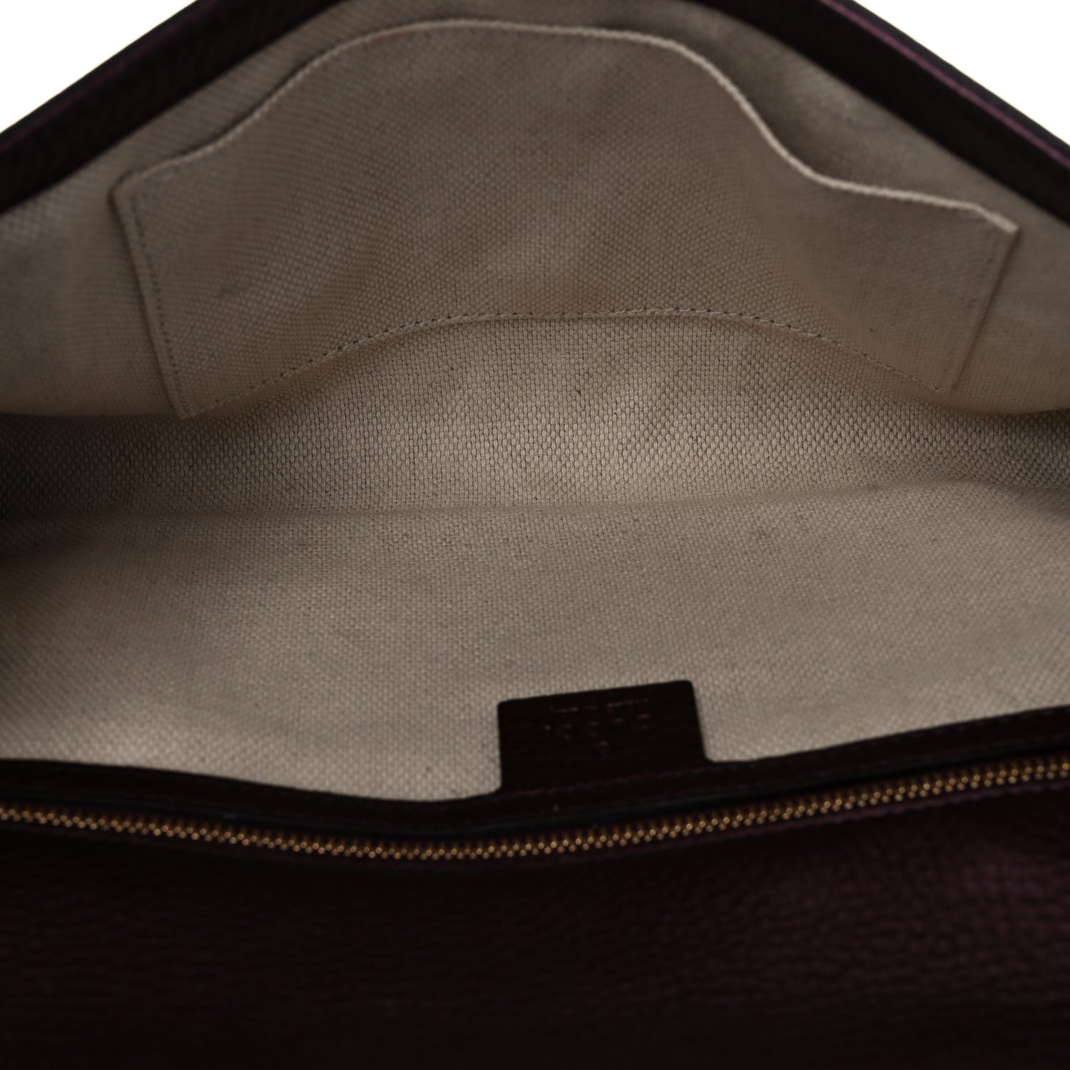 Gucci Metallic Cellarius Calfskin Medium Soho Clutch Classic Burgundy 6 of 13