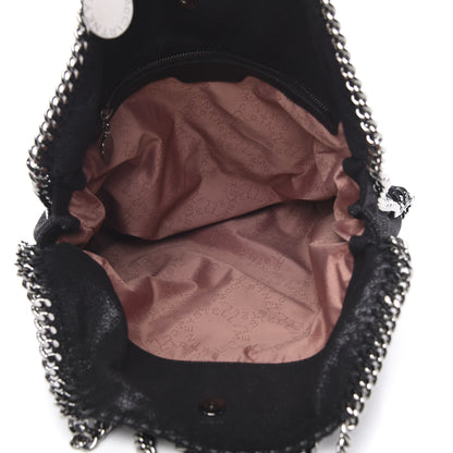 Stella McCartney Shaggy Deer Falabella Fold Over Tote Black 5 of 9
