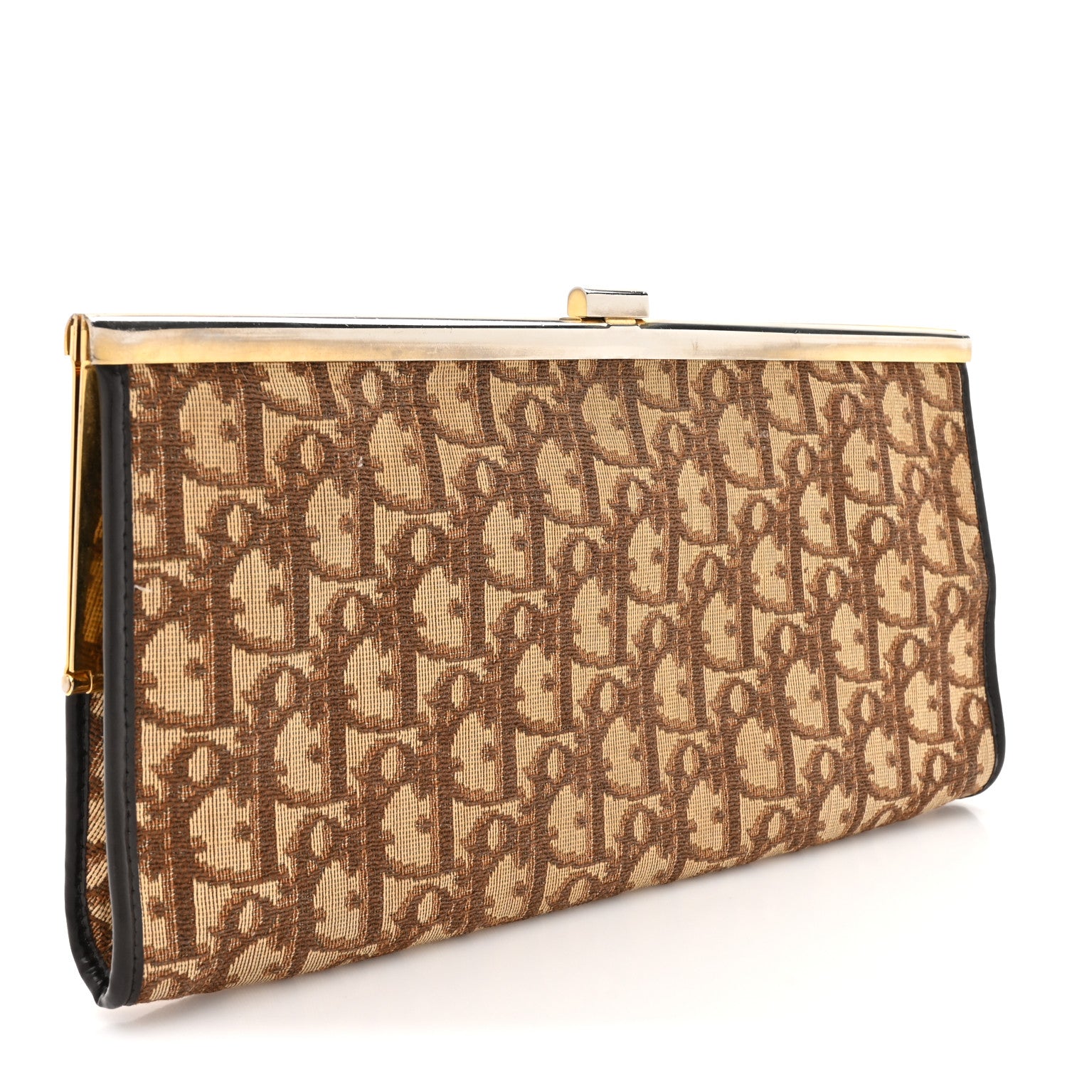 Christian Dior Monogram Clutch Brown 3 of 7