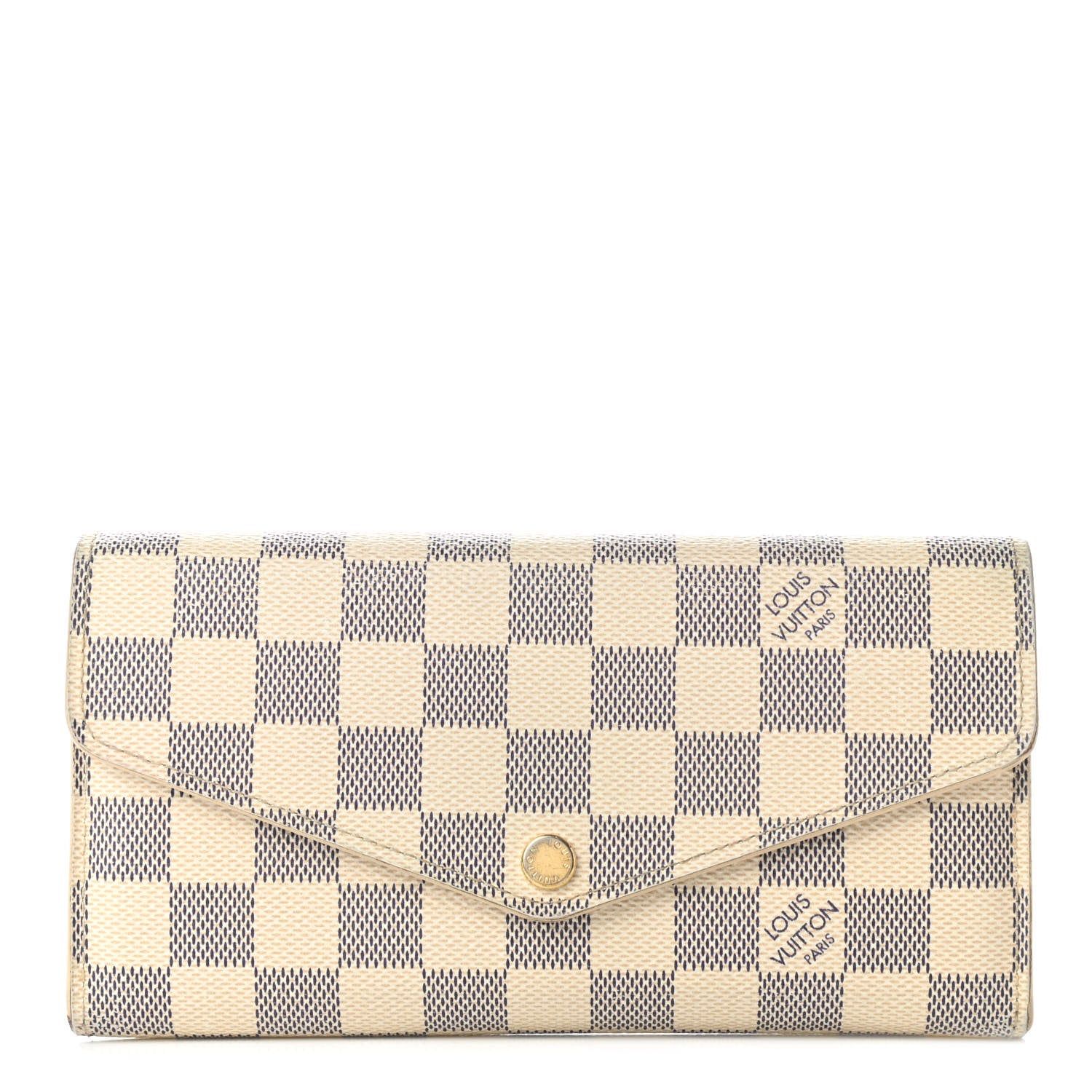 Louis Vuitton Damier Azur Sarah Wallet NM 1 of 7