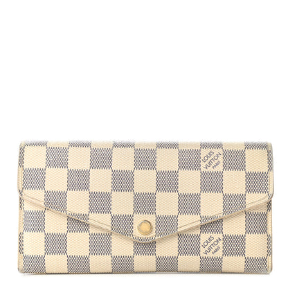 Louis Vuitton Damier Azur Sarah Wallet NM 1 of 7