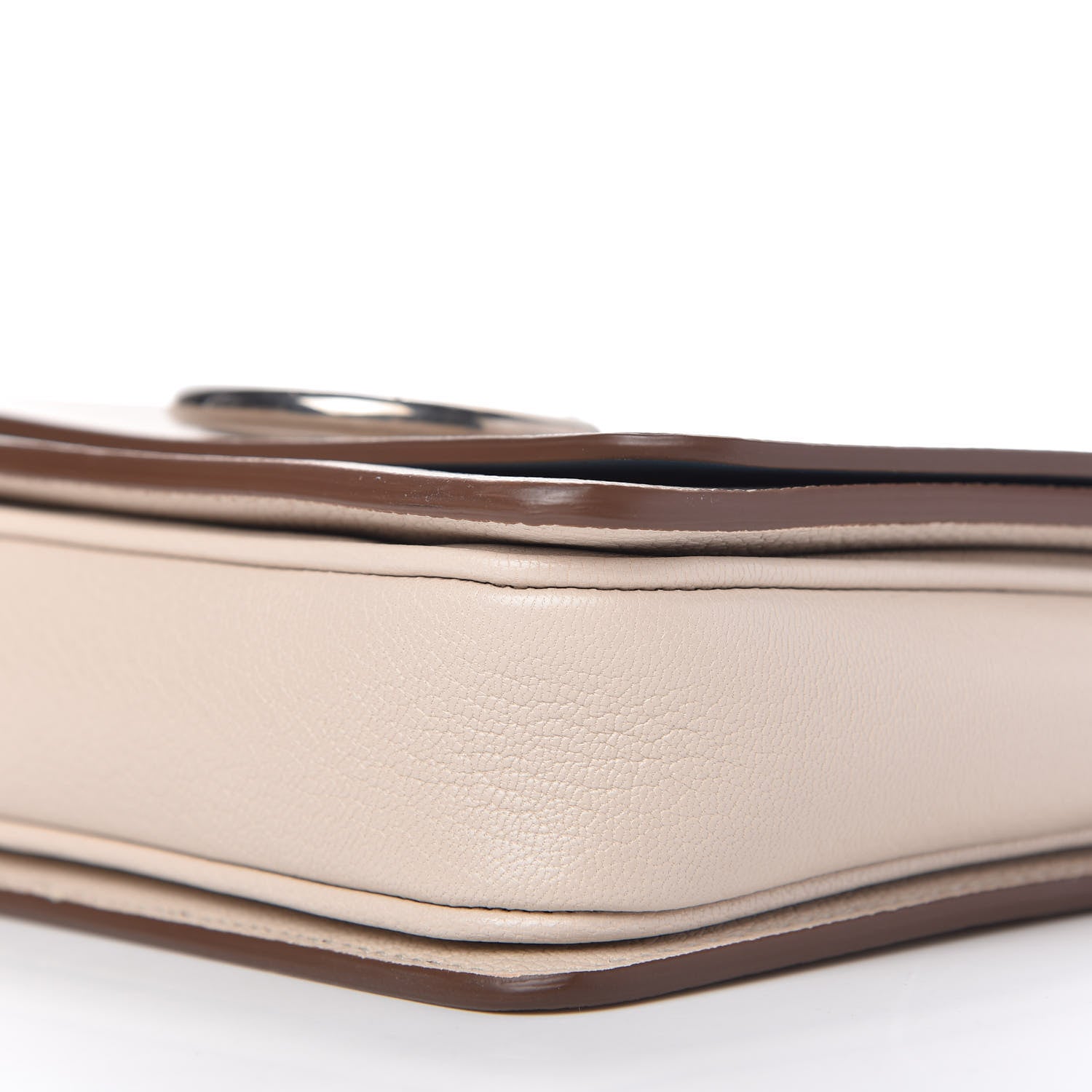 Burberry Goatskin Small D-Ring Bag Stone 7 of 10