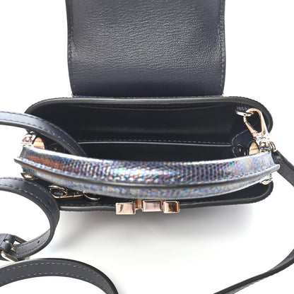 Louis Vuitton Lizard Capucines Mini Bleu Petrole 5 of 8