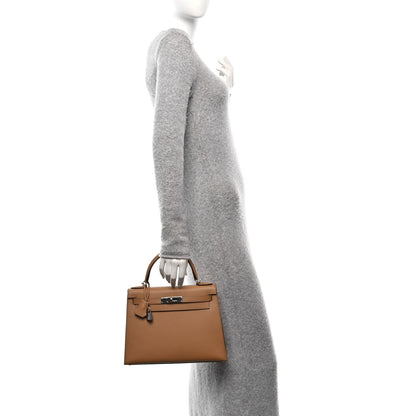 Hermes Epsom Verso Kelly Sellier 28 Biscuit Mauve Sylvestre 2 of 13
