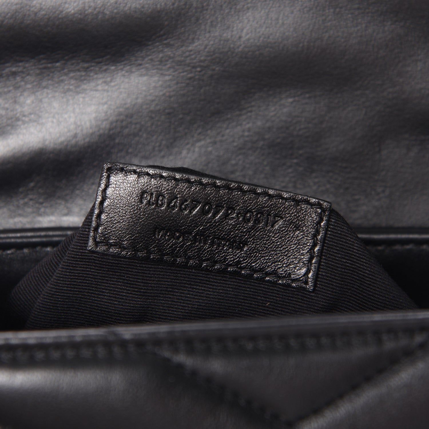 Saint Laurent Calfskin Y Quilted Monogram Toy Loulou Crossbody Bag Black 8 of 9