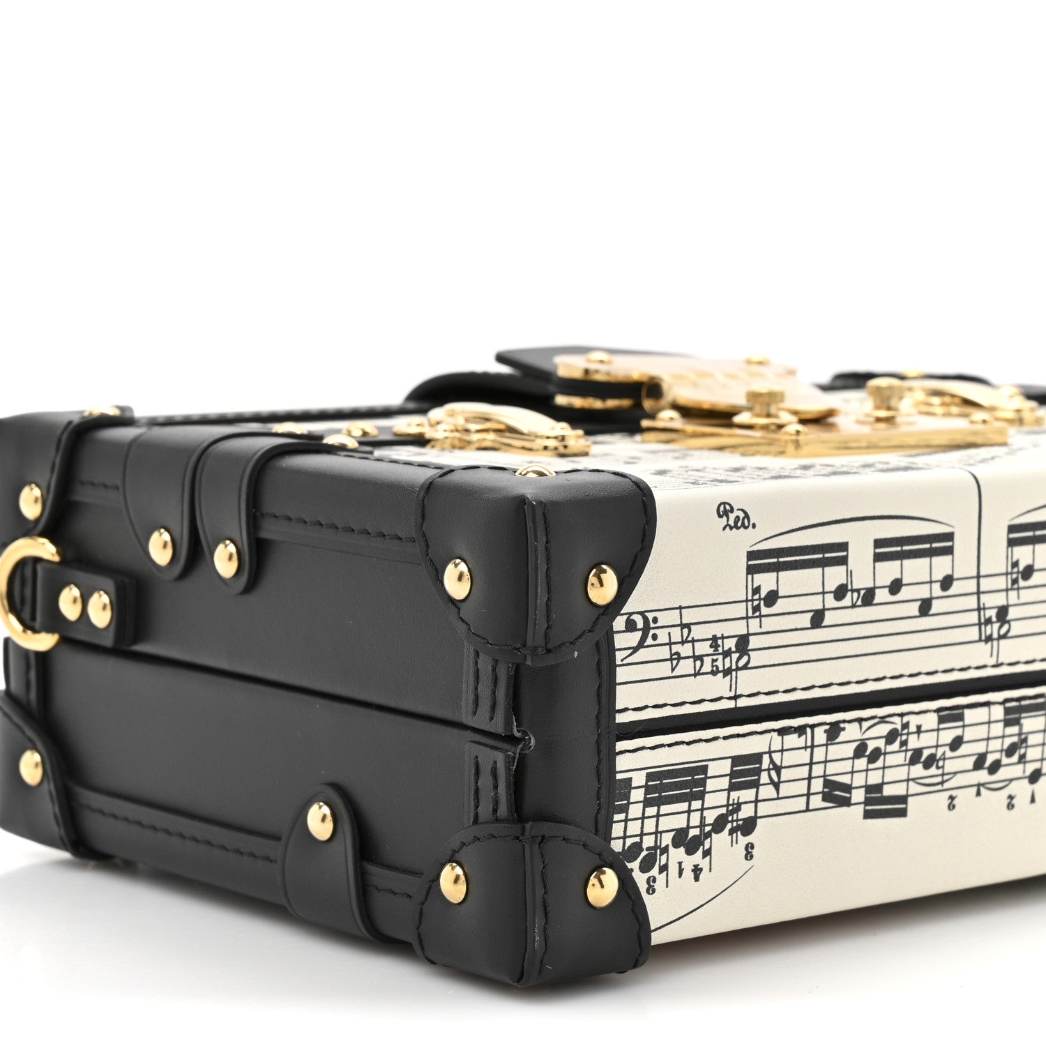 Louis Vuitton Calfskin LV Symphony Petite Malle White Black 16 of 21