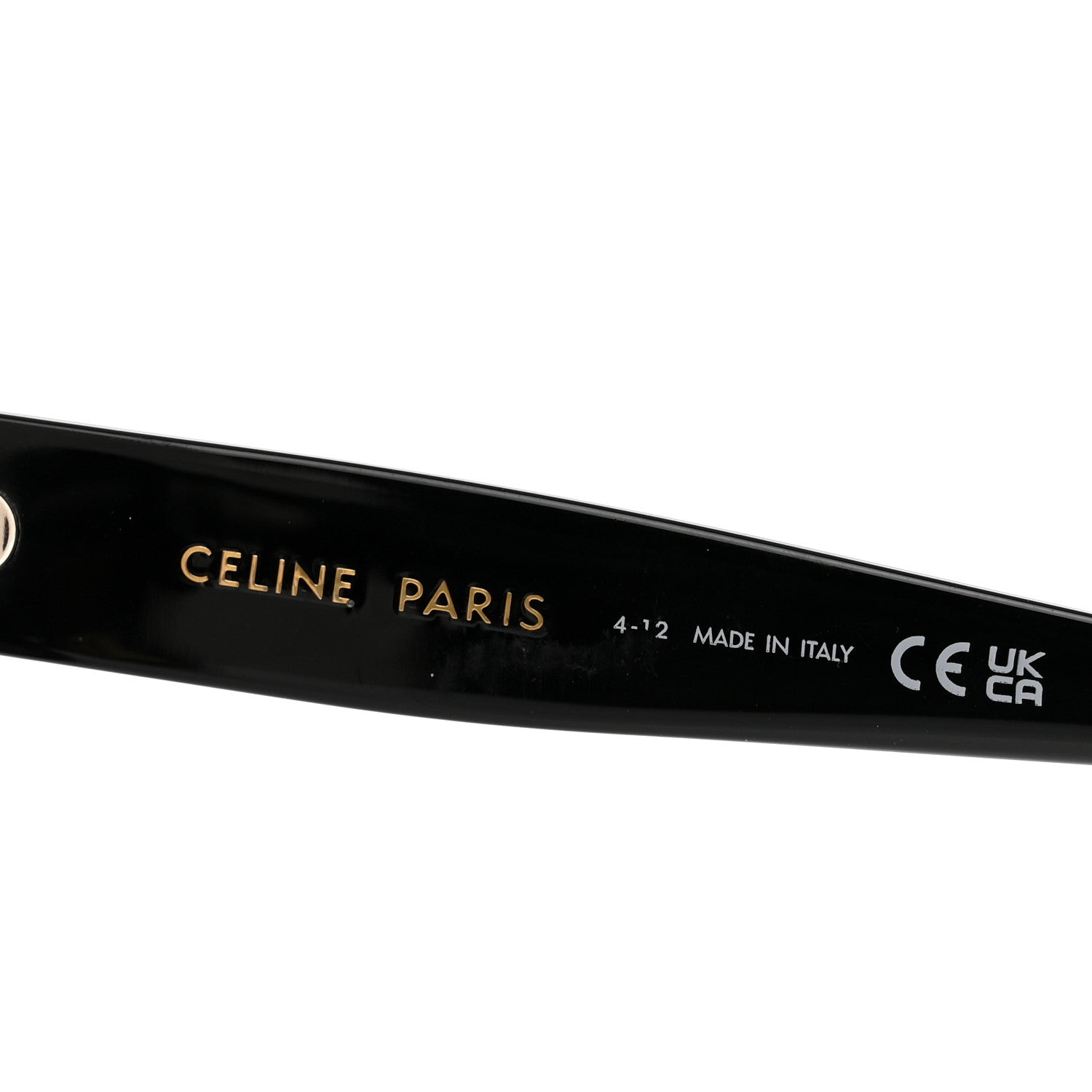 Celine Acetate Triomphe Sunglasses CL40222F Black 5 of 7