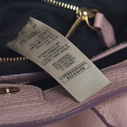 Burberry Grainy Calfskin House Check Small Banner Tote Pale Orchid 8 of 13