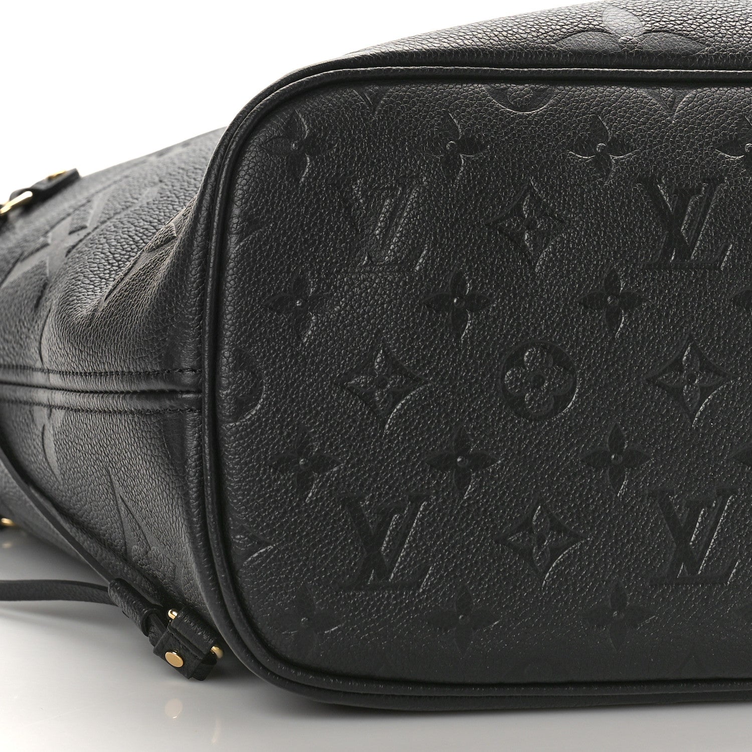 Louis Vuitton Empreinte Monogram Giant Neverfull MM Black 7 of 8