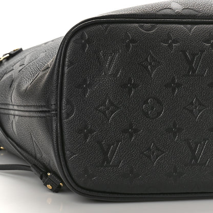 Louis Vuitton Empreinte Monogram Giant Neverfull MM Black 7 of 8