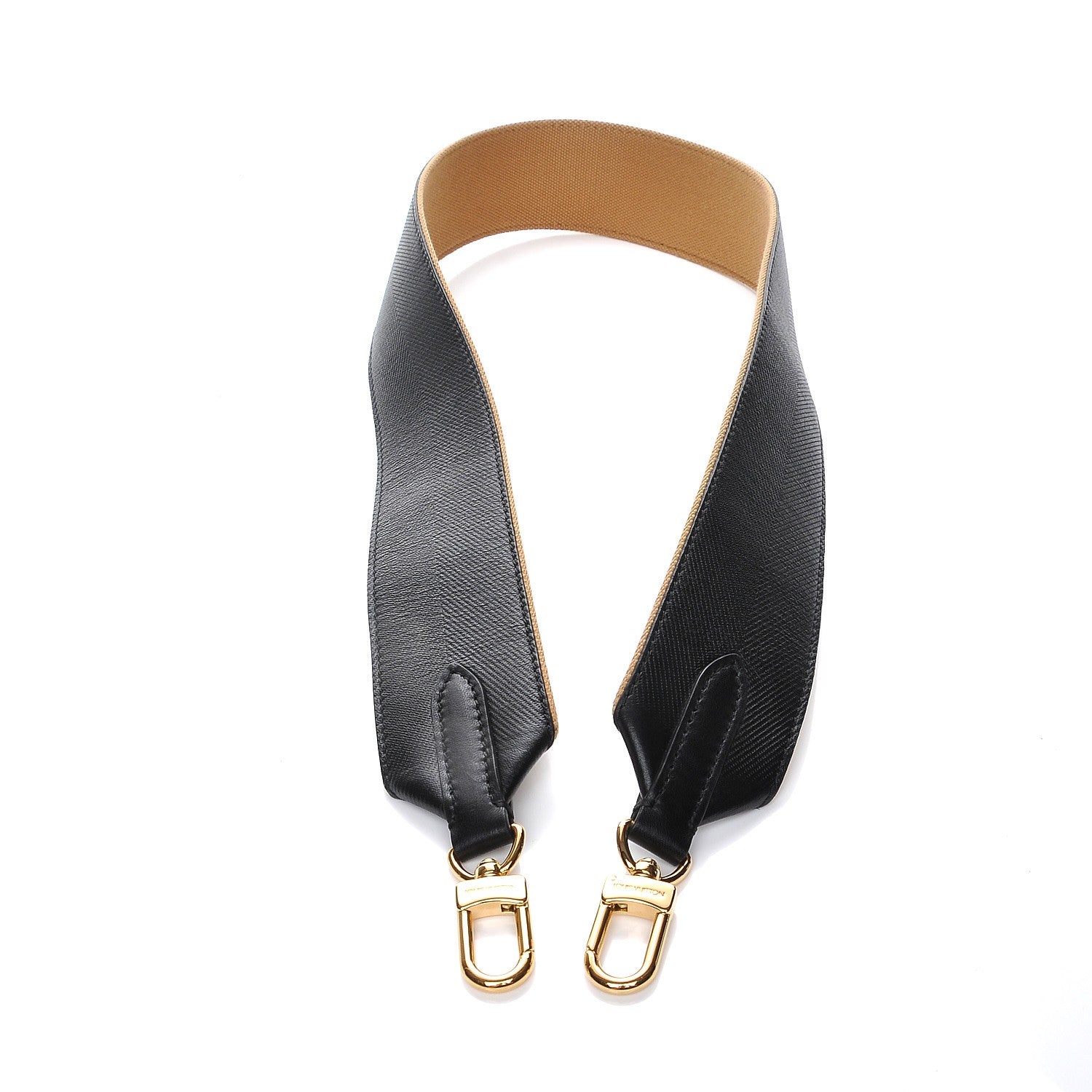 Louis Vuitton Calfskin Canvas Atlantis Shoulder Strap Black 4 of 5