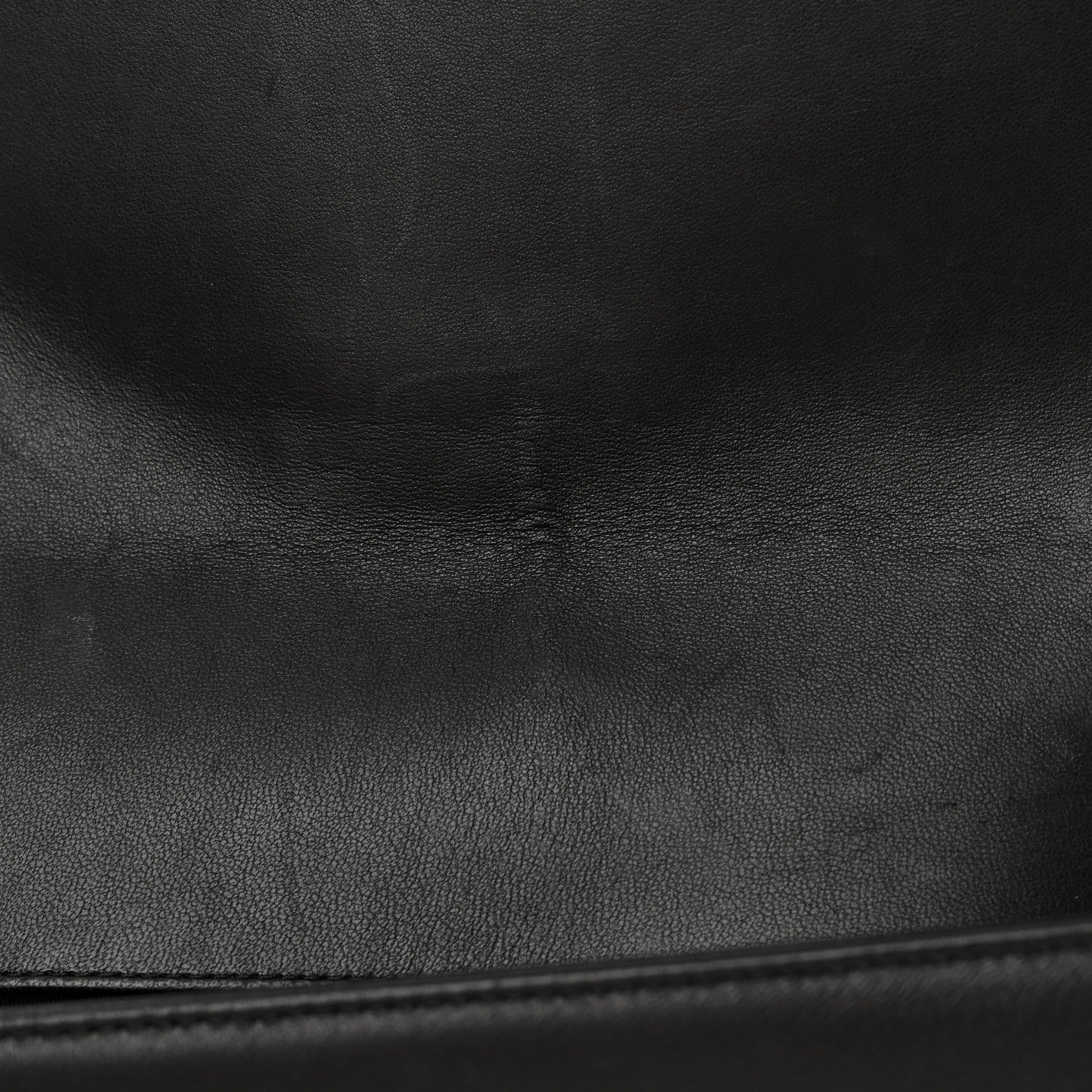 Lambskin Quilted Medium Boy Flap Black