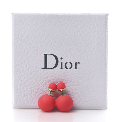 Christian Dior Mise En Dior Tribal Earrings Matte Pink 4 of 4