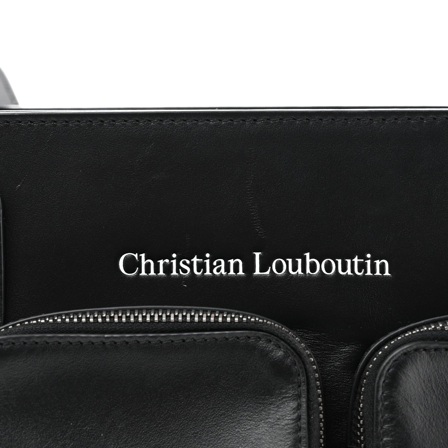 Christian Louboutin Calfskin Tactical Tote Black 9 of 17