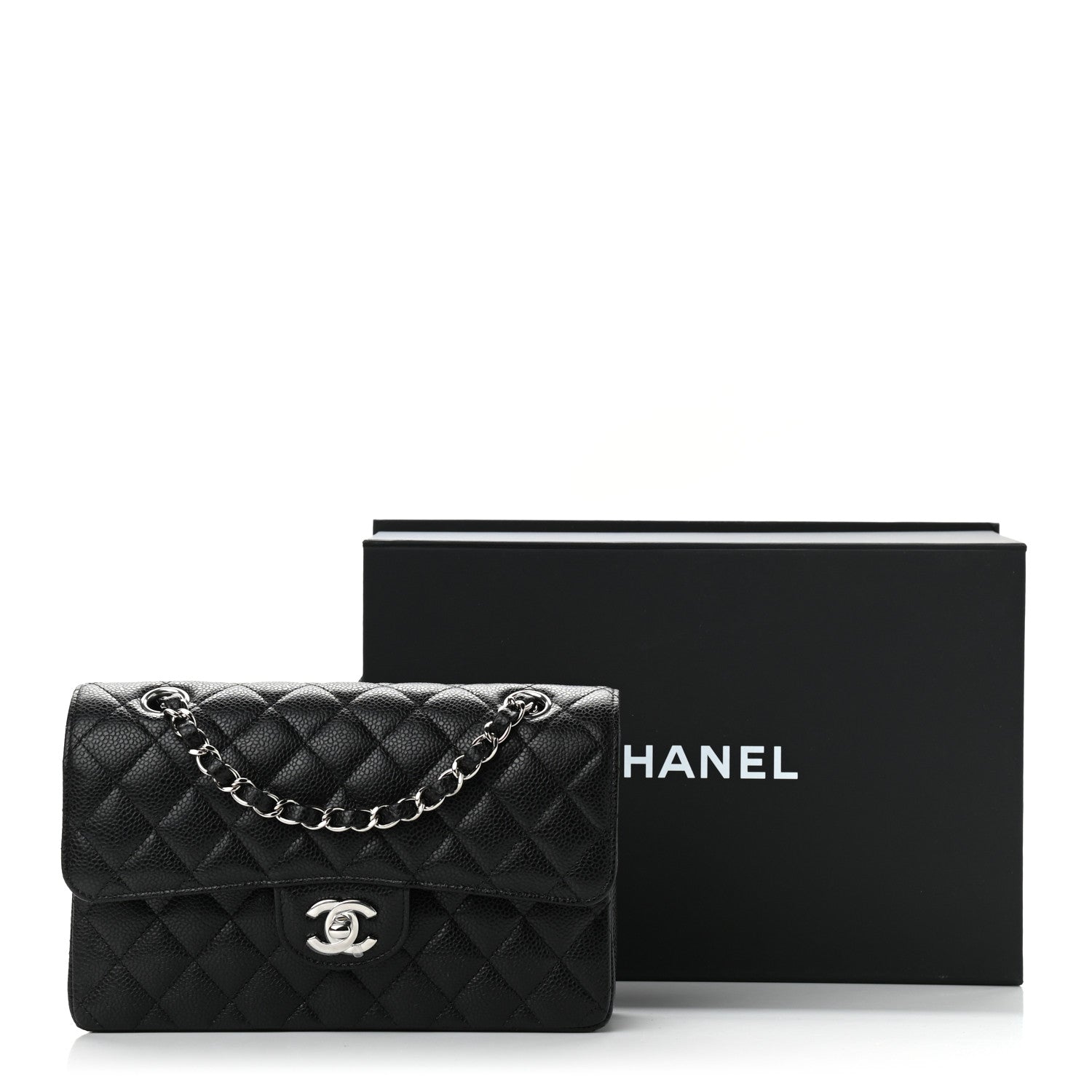 Chanel Caviar Quilted Small Double Flap Black 11 of 11