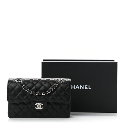 Chanel Caviar Quilted Small Double Flap Black 11 of 11